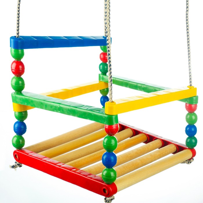 Качели, цветные, 30 х 30 см