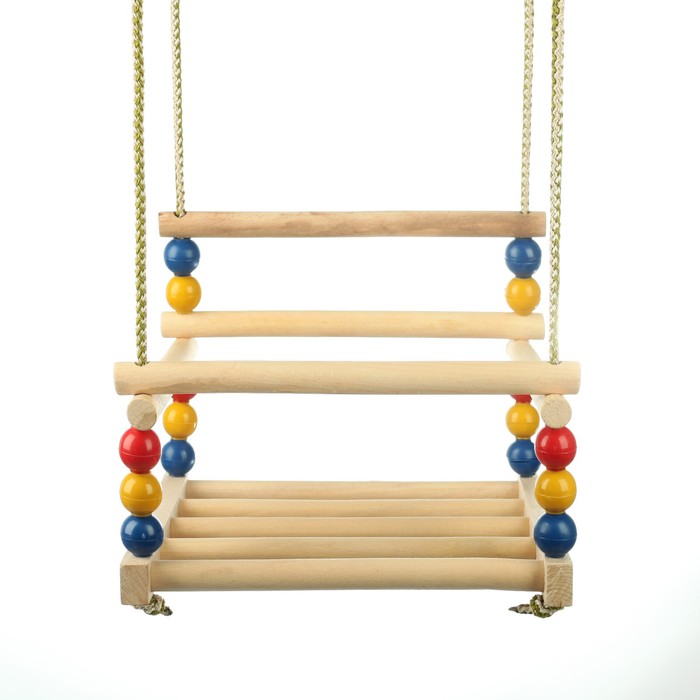Качели деревянные, разноцветная, 30 х 30 см