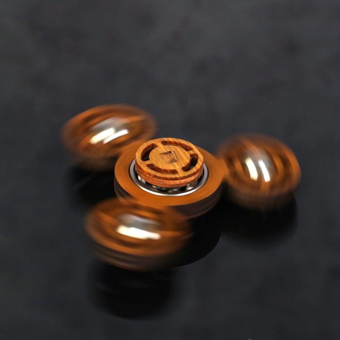 Спиннер деревянный "Экстрим", тёмное дерево