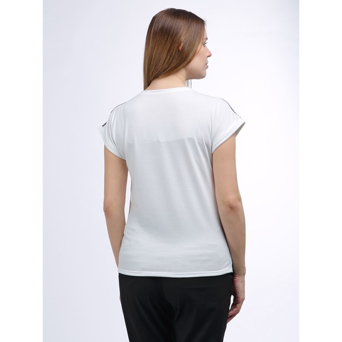 Футболка женская, бабочки, 52 размер