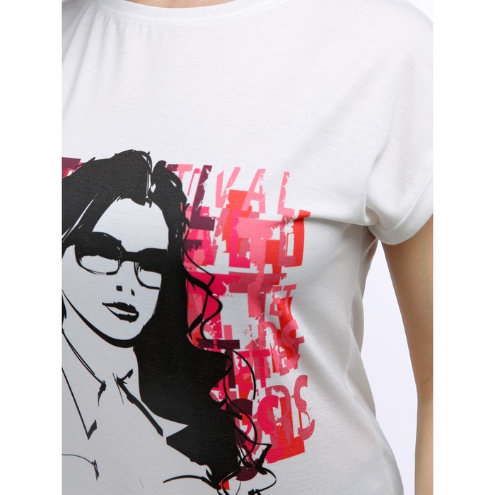 Футболка женская, девушка, 50 размер