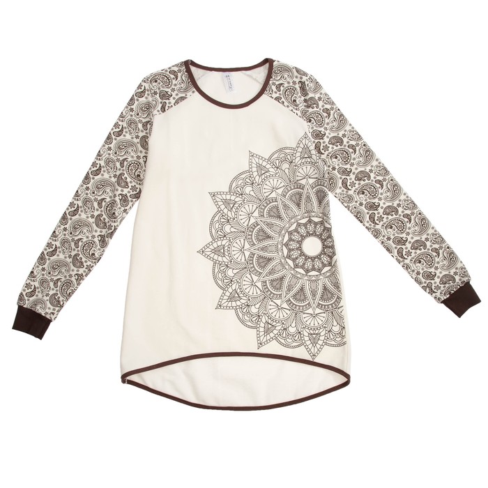 Пижама женская (джемпер, брюки) Медина цвет серый, р-р 52