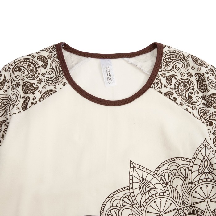 Пижама женская (джемпер, брюки) Медина цвет серый, р-р 52