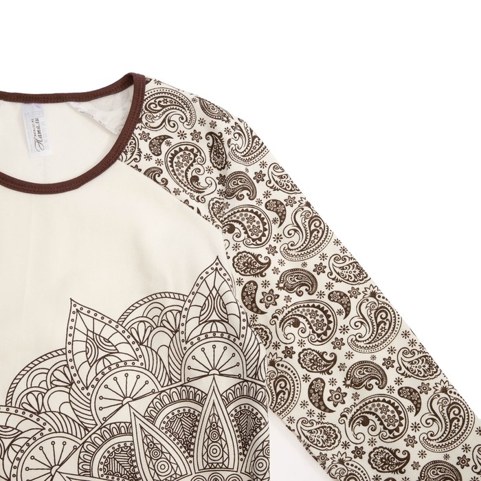 Пижама женская (джемпер, брюки) Медина цвет серый, р-р 52