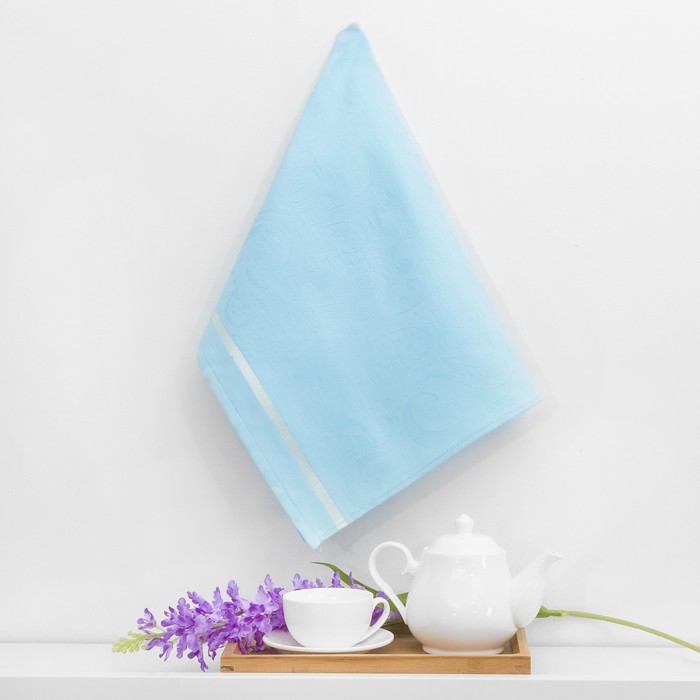 Полотенце кухонное "Bliss", 50х70, цвет голубой