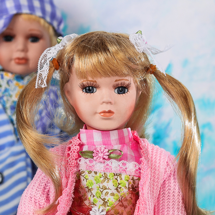 Кукла коллекционная "Парочка Кристина и Андрей" (набор 2 шт) 30 см