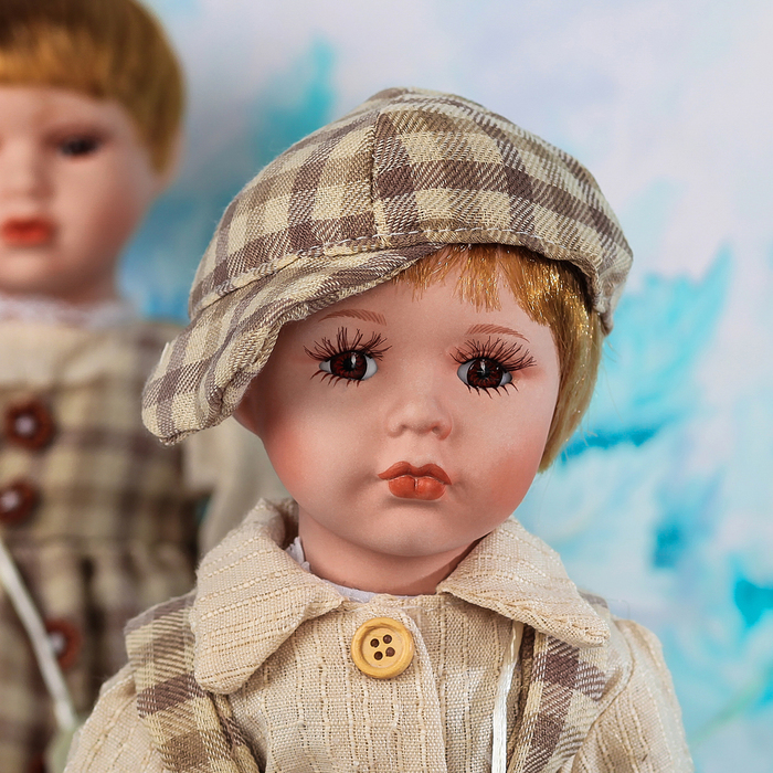 Кукла коллекционная "Парочка губки бантиком. Женя и Максим" (набор 2 шт) 30 см