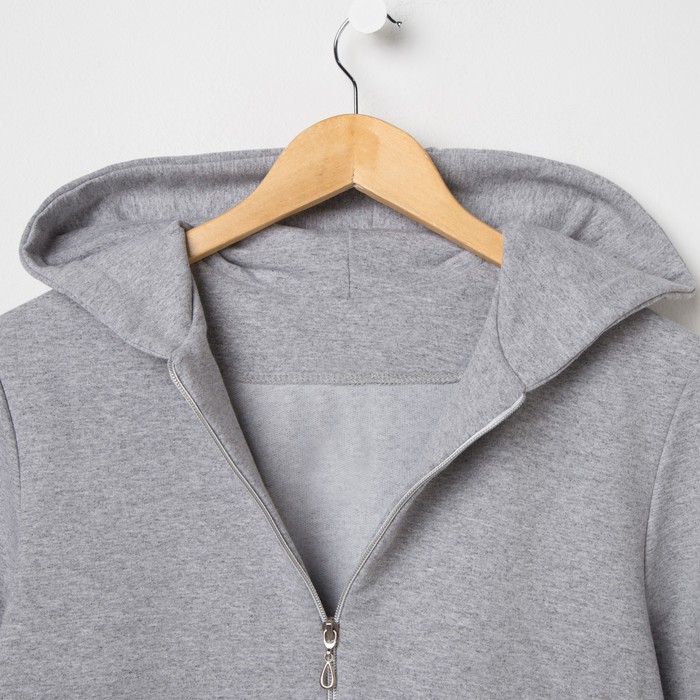 Комплект женский (толстовка, брюки) 1188 цвет серый, р-р 48