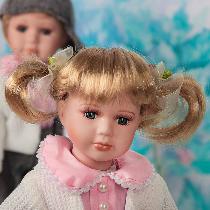 Кукла коллекционная "Парочка губки бантиком. Настя и Дима" (набор 2 шт) 30 см