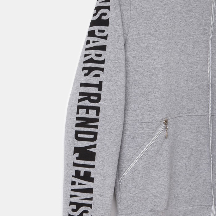 Комплект женский (толстовка, брюки) 1188 цвет серый, р-р 50