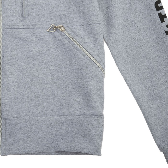 Комплект женский (толстовка, брюки) 1188 цвет серый, р-р 50