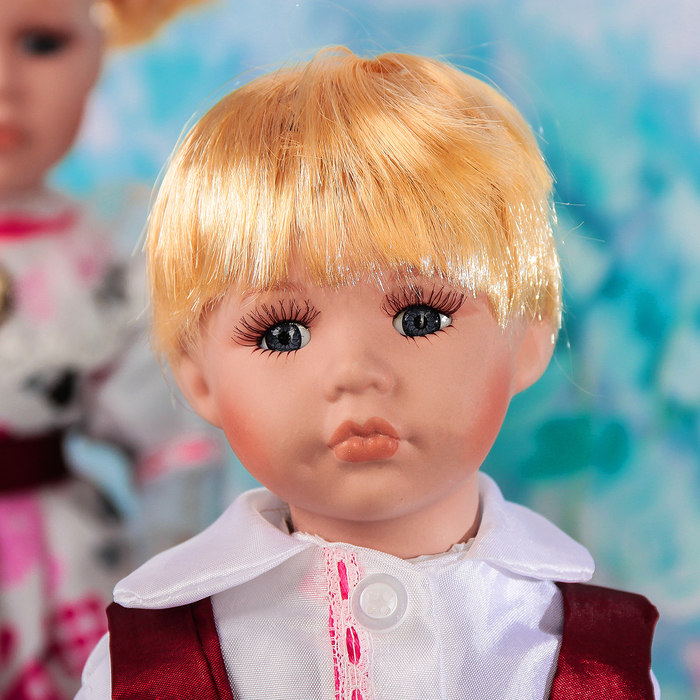 Кукла коллекционная "Парочка губки бантиком. Маша и Паша" (набор 2 шт) 30 см