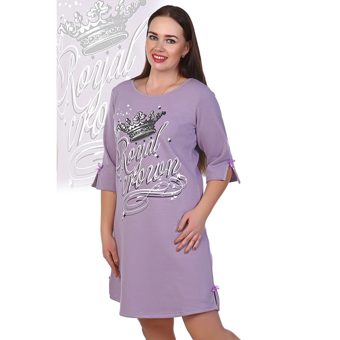 Туника женская Роял цвет сиреневый, р-р 46