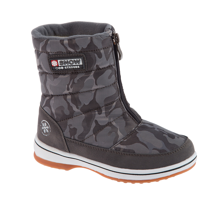 Дутики детские зимние арт. N1851-1, цвет серый, размер 31