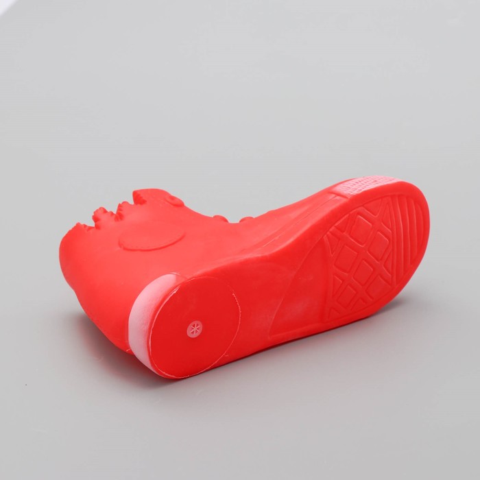 Игрушка для собак с пищалкой "Погрызенный кед", 19 см, микс цветов