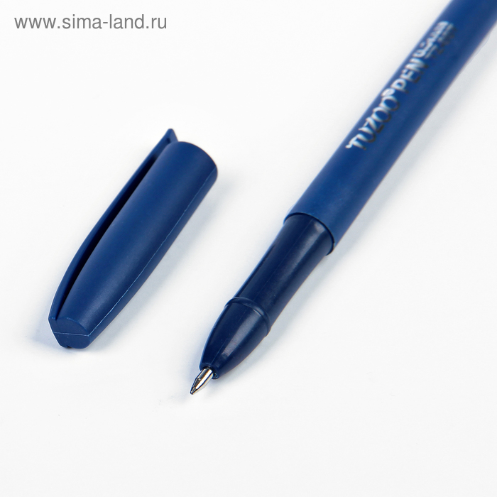 фото Ручка гелевая, 0.5 мм, стержень синий, корпус синий матовый