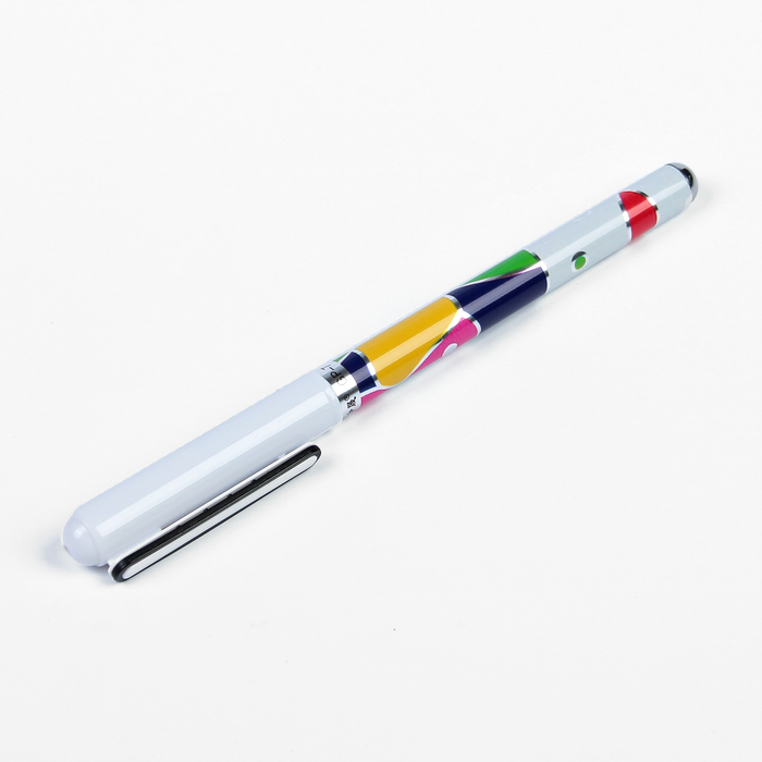 Ручка гелевая, 0,5мм, чёрная, корпус Тропики, игольчатый пишущий узел