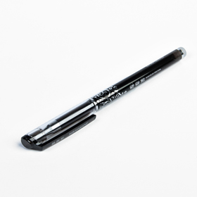 Ручка гелевая со стираемыми чернилами 0,5 мм, стержень черный корпус тонированный