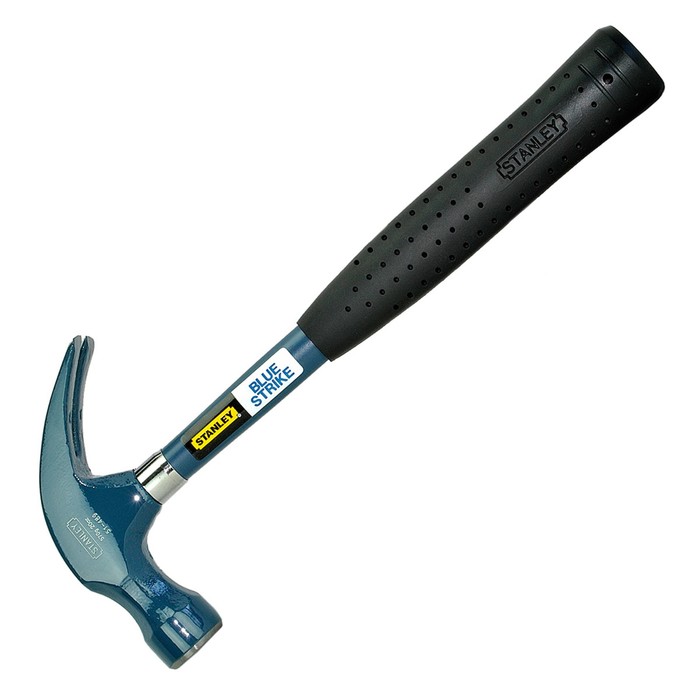 Молоток Stanley "Bluestrike Curve Claw", с загнутым гвоздодером, 570г