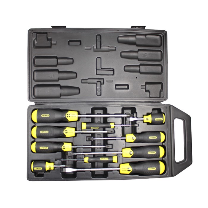 Набор отверток Stanley "CushionGrip", 10 шт.