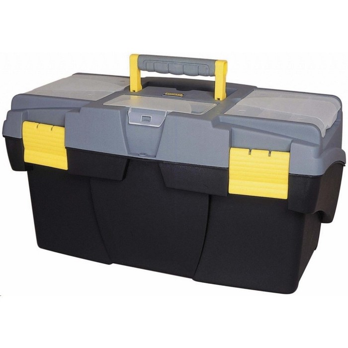 Ящик для инструментов Stanley 1-92-039 , 19", пластмассовый, 2 лотка,2 органайзера