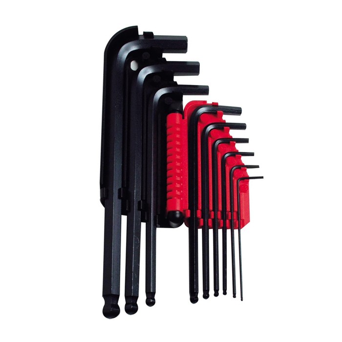 Набор ключей Stanley, шестигранные, Г-образные, торцевые, 1,5->10мм, 9 шт.