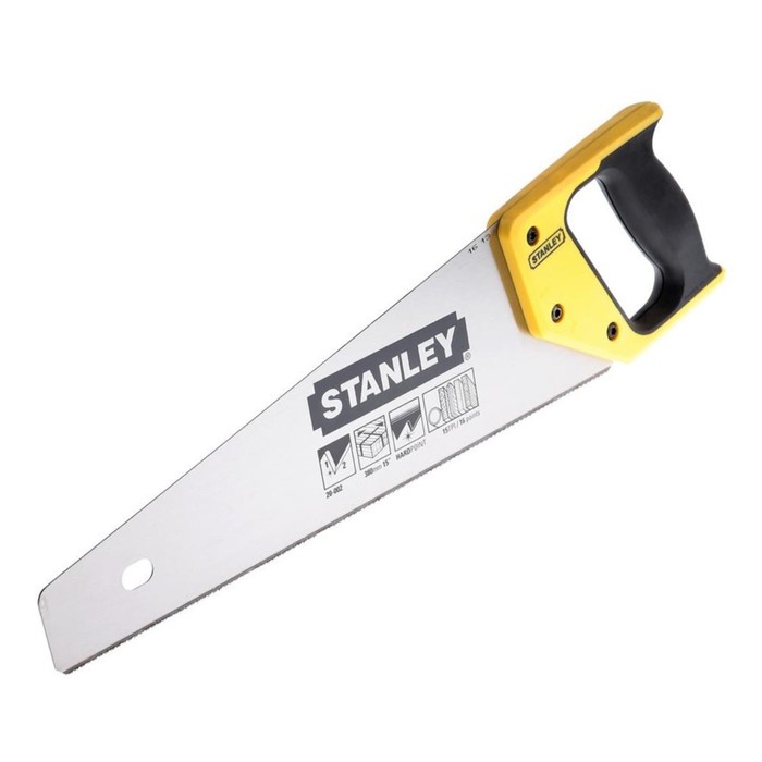 Ножовка по дереву Stanley 1-20-002, 380х12 мм, универсальная