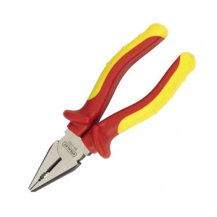 Плоскогубцы Stanley "MaxSteel VDE 1000V" 0-84-001, 175 мм, 1000 В, изолированные
