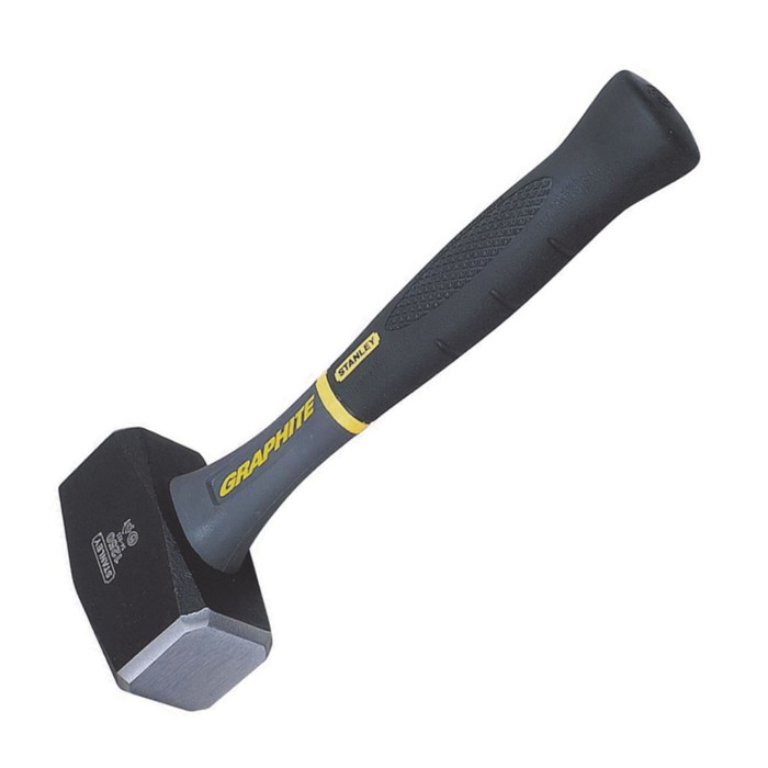 Кувалда Stanley "Graphite Club Round", 1,25 кг, кованая, графитовая рукоятка