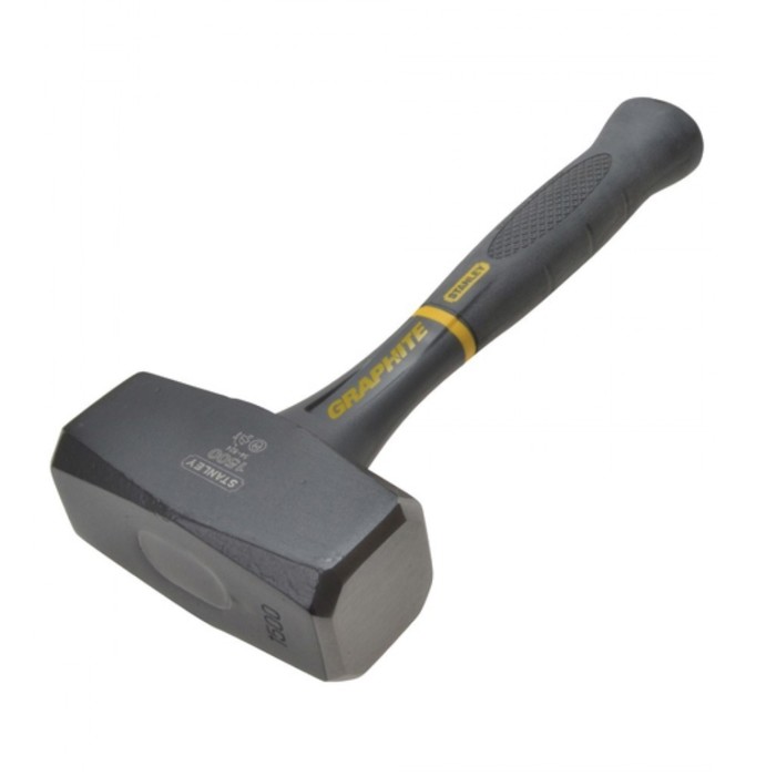 Кувалда Stanley "Graphite Club Round", 1,5 кг, кованая, графитовая рукоятка