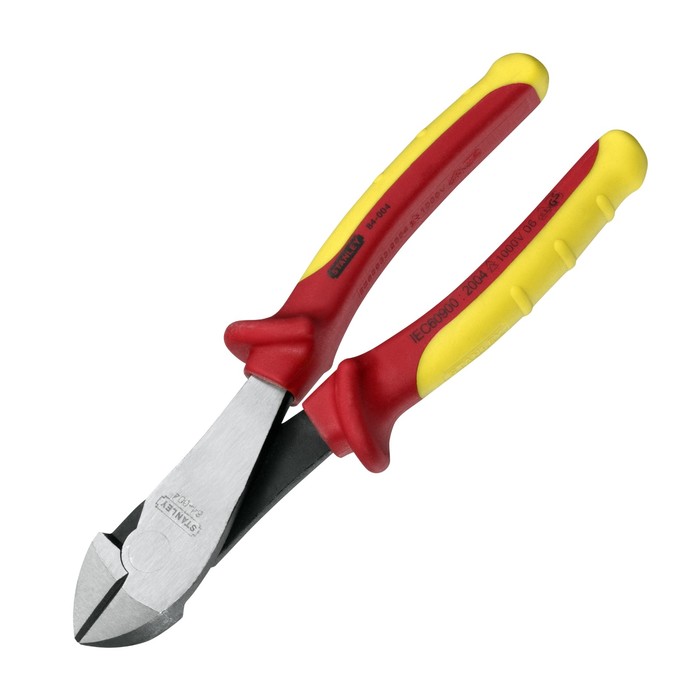 Бокорезы Stanley "MaxSteel VDE 1000V", 180мм, диагональные, 1000 В