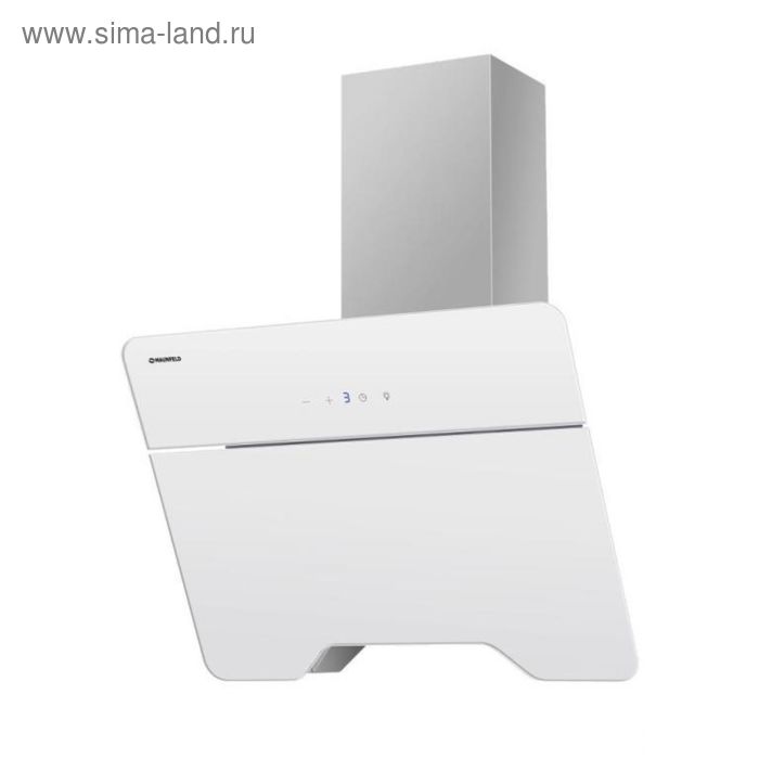 Вытяжка Maunfeld Tweed 60 наклонная 850 м3ч 3 скорости 60 см белая 1999000₽