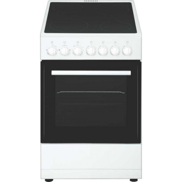Плита электрическая Willmark CER-56401W, 4 конф., 45 л, стеклокерамика, белая