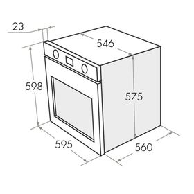 

Духовой шкаф Maunfeld MGOGG.673RBG.TM черный/золото, газовый