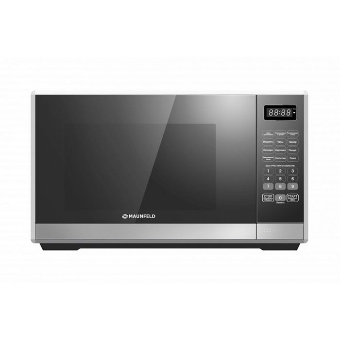 Микроволновая печь Maunfeld MFSMO.20.7SGB серый/черное стекло/планка нерж.