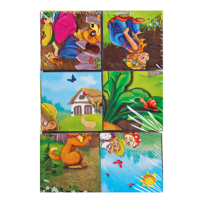 Кубики "Репка", 6 штук