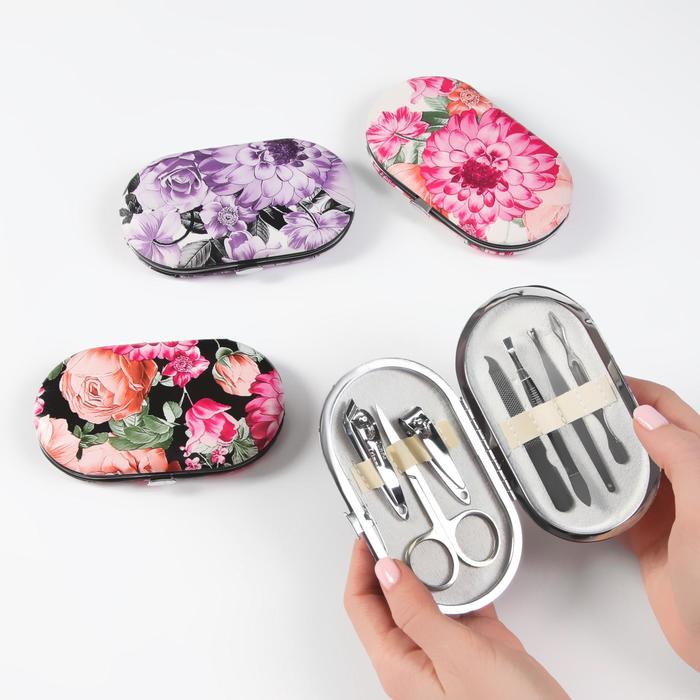 Набор маникюрный, 7 предметов, цвет МИКС