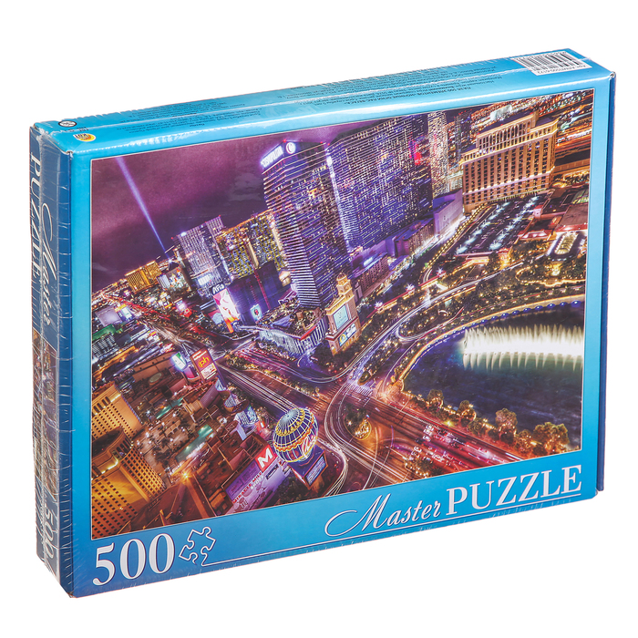 Пазл "Ночные огни Лас-Вегаса", 500 элементов