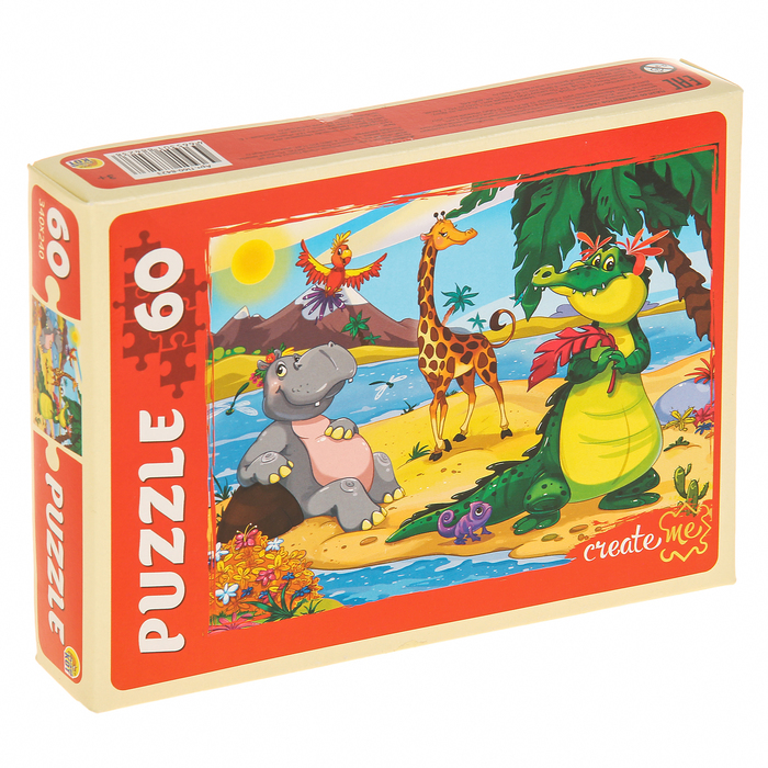 Пазл "Африка", 60 элементов