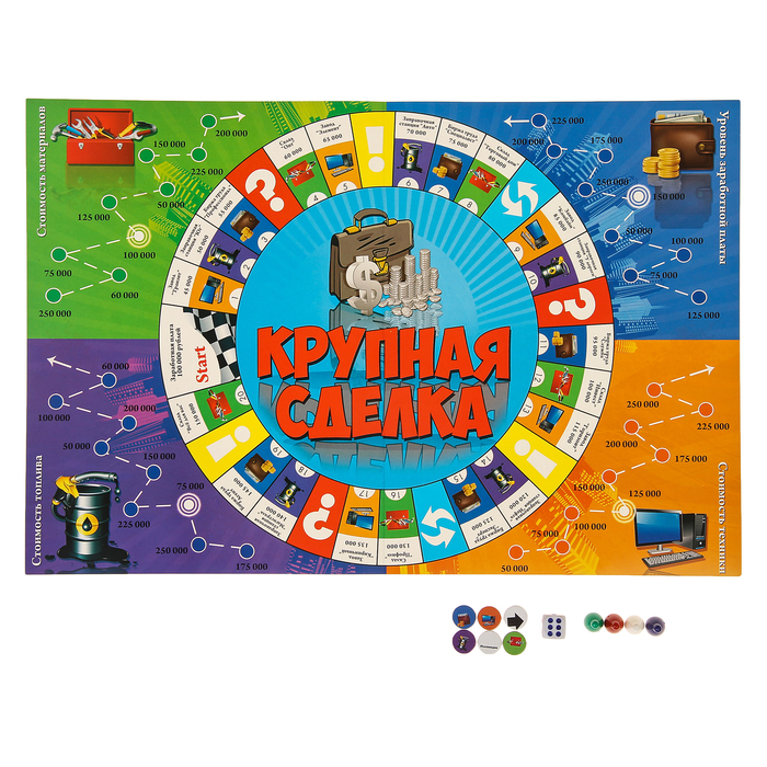 Настольная игра "Крупная сделка" ИН-1868