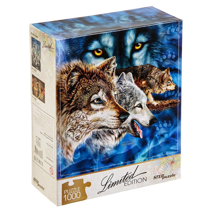 Пазл "Найди 12 волков", 1000 элементов