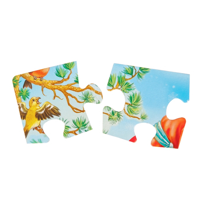 Пазл мягкий "В ожидании подарков", 12 элементов