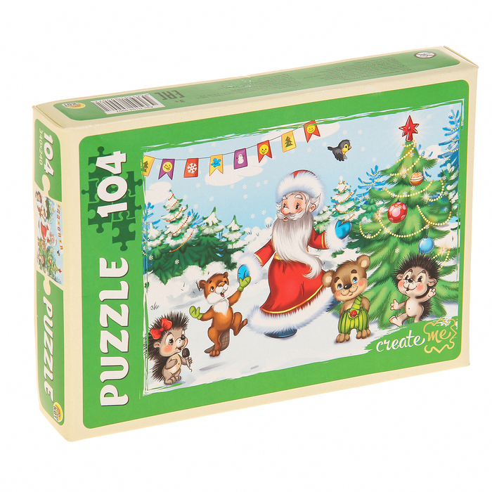 Пазлы "Танцы у ёлочки", 104 элемента