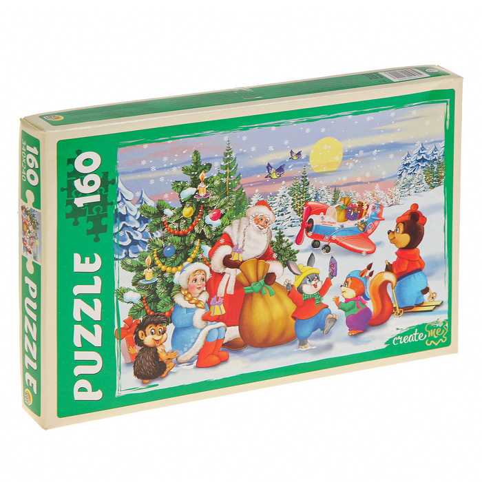 Пазлы "Подарки у ёлочки", 160 элементов
