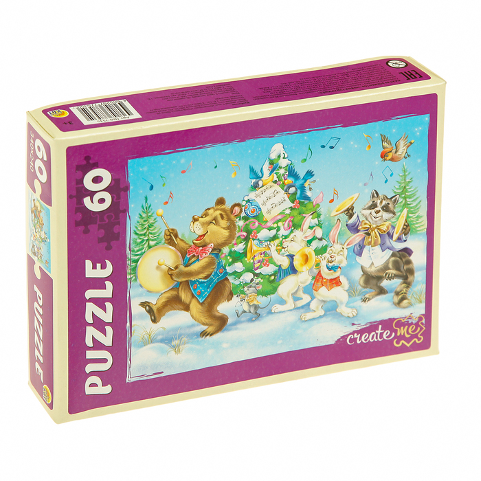 Пазлы "Новый год пришел", 60 элементов