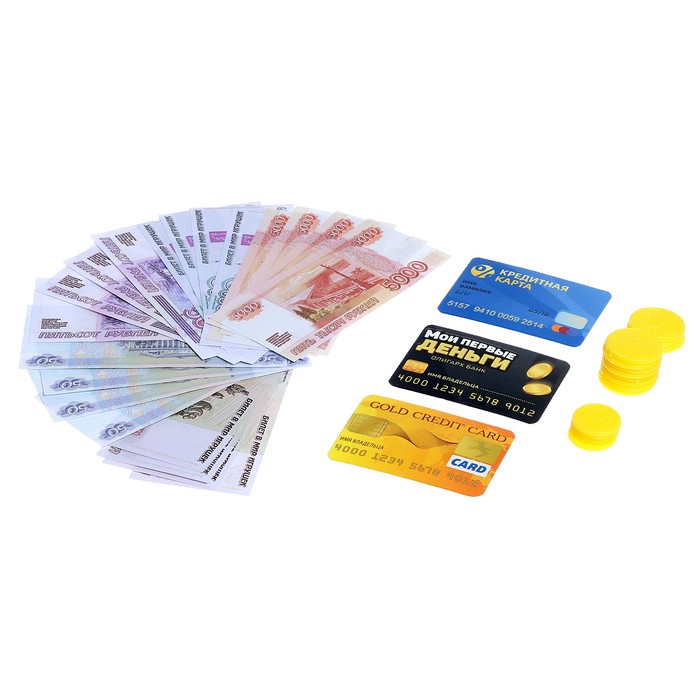фото Набор денег с карточками «мои первые деньги» zabiaka
