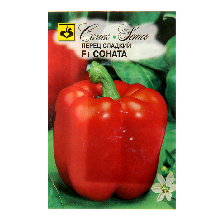 Семена Перец сладкий Соната F1, раннеспелый, 10 шт.