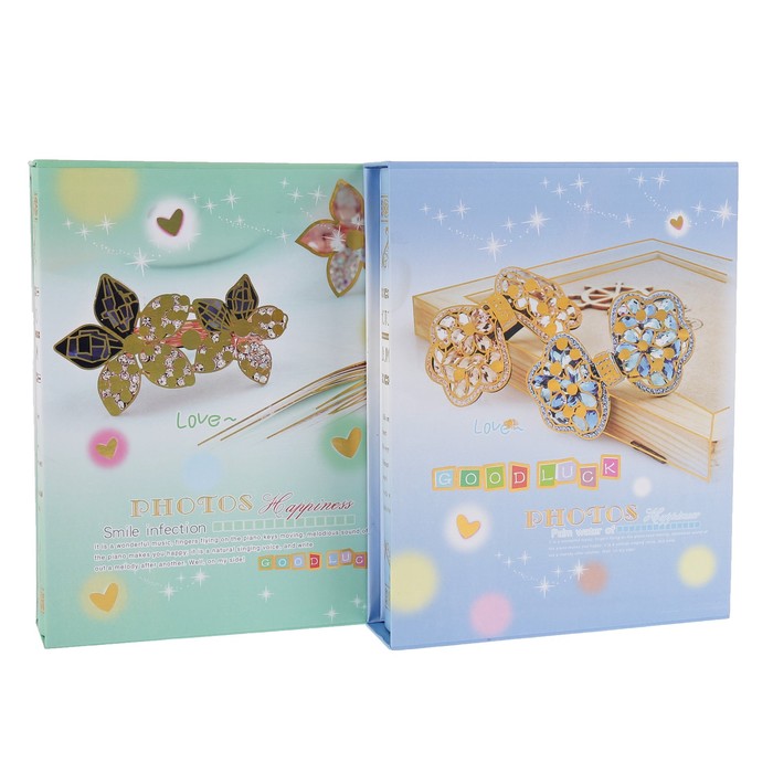 Фотоальбом на 200 фото 10х15 см "Ювелиры" в коробке МИКС