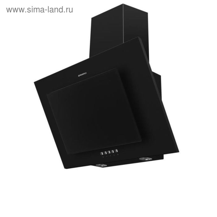Вытяжка Maunfeld Tower С 60 наклонная 650 м3ч 3 скорости 60 см чёрная 1149000₽