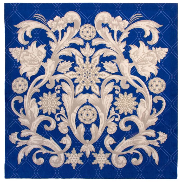 Набор столовый Этель "Зимние узоры", скатерть 110 х 150 см, салфетки - 4 шт, 100% хл